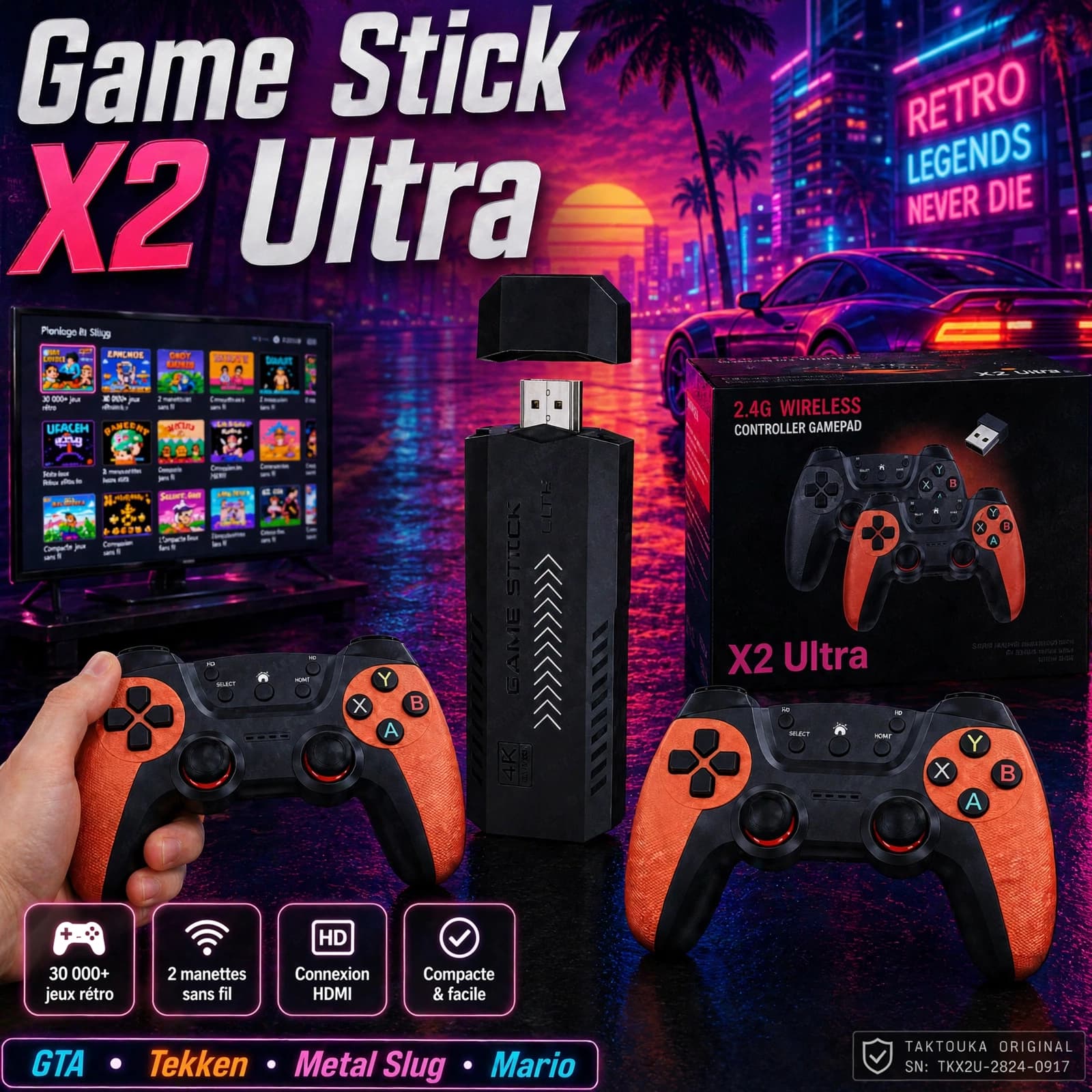 🎮 Game Stick X2 Pro – المتعة تبدأ من أول دقيقة! — 2