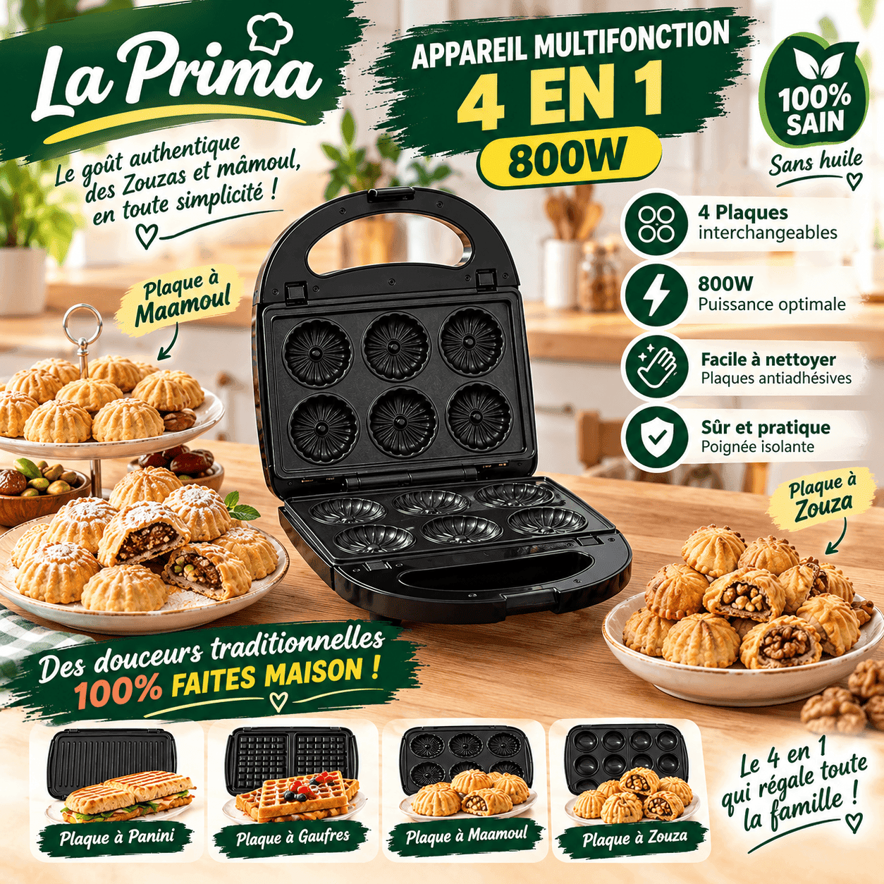 La Prima (Machine multi-usages 4 en 1)