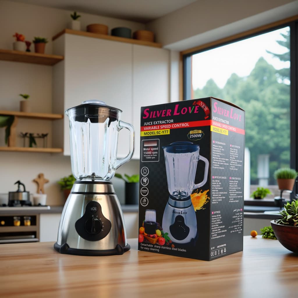 Mixeur blender en verre Marque Silver love